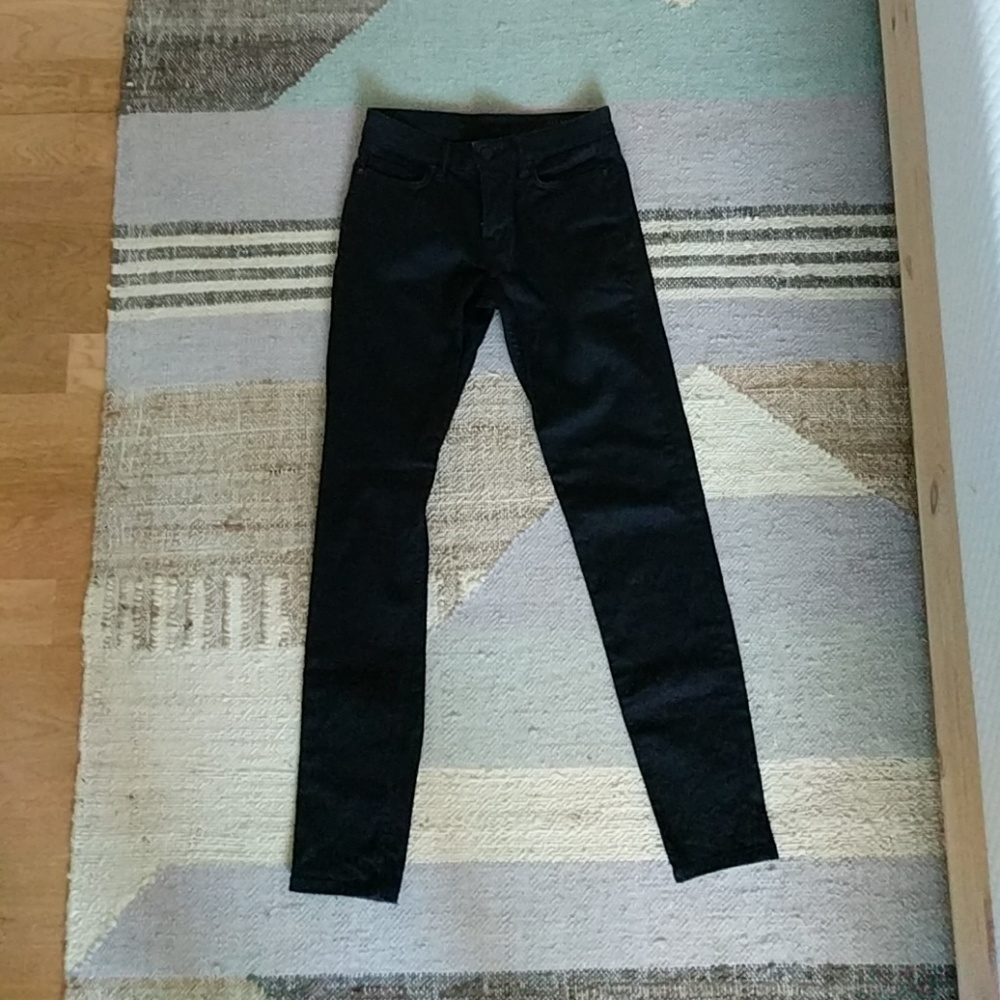 All Saints Mast Edgy Black Skinny Jeans Low Rise